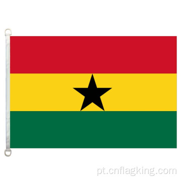 Bandeira nacional de Gana 90 * 150cm 100% polyster